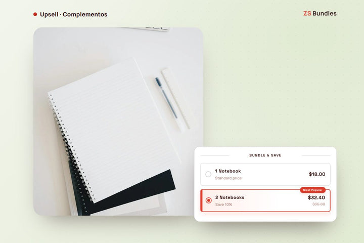 Cómo añadir ventas adicionales en la página de producto de Shopify (casillas)